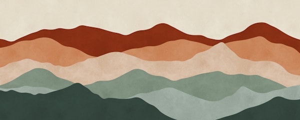 Layered Desert Mountains