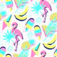 80s Flashback Tropical Fun Large