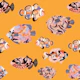 Tropical Fish on Orange