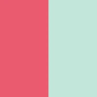 Stripes Vertical Coral Mint Minimal tapet