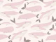 Pink Ocean Whales Dolphins and Narwhals