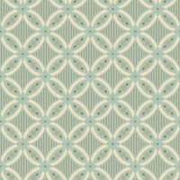 Lattice structure with flowers – sage green tapete
