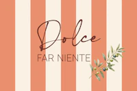 Italian Dolce Far Niente wallpaper