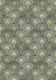 Art Deco Fan Motif Teal Gold