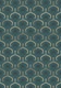 Teal Art Deco Fan Motif