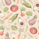 Happy Veggies - beige
