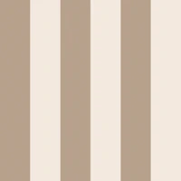 Warm Taupe Wide Cabana Stripes wallpaper