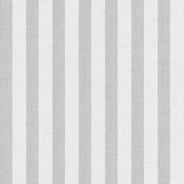Silver Grey Linen Stripes
