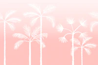 Coastal Palm Shadows Pink tapety
