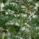 Vintage Tropical Fern Palm Garden 1