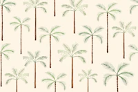 Tropical Palm Trees Beige wallpaper
