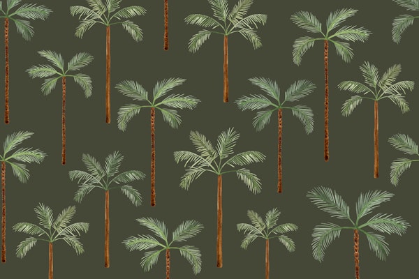 Tropical Palm Trees Olive