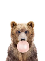 Bubble Gum Bear tapete