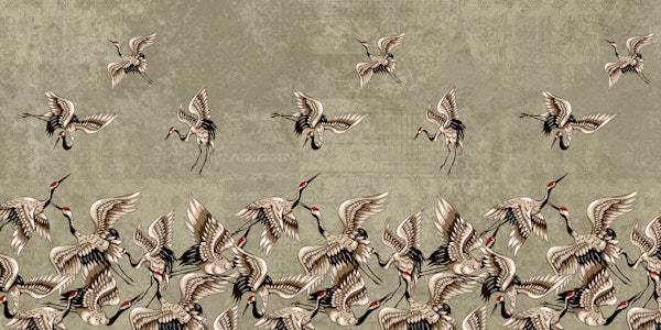 Vintage Crane Flight Sage