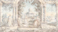 Pastel Roman Columns Vista wallpaper