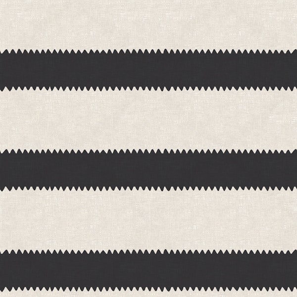 Black & White Horizontal Zigzag Stripes