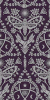 Whimsigothic Celestial Moth - Deep Purple wallpaper