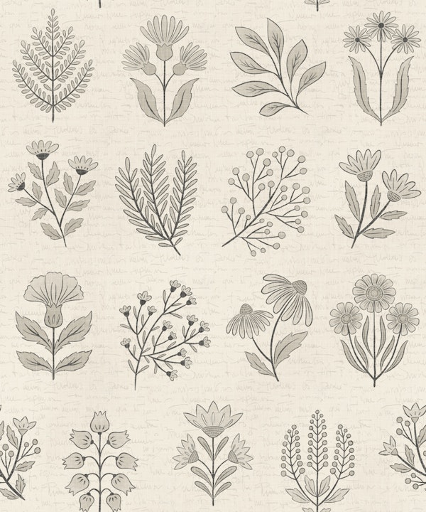 Vintage Botanical Herbarium - neutral