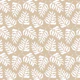 Boho Palm Leaves Beige