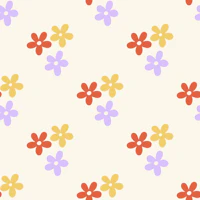 Wild Playful Flowers wallpaper