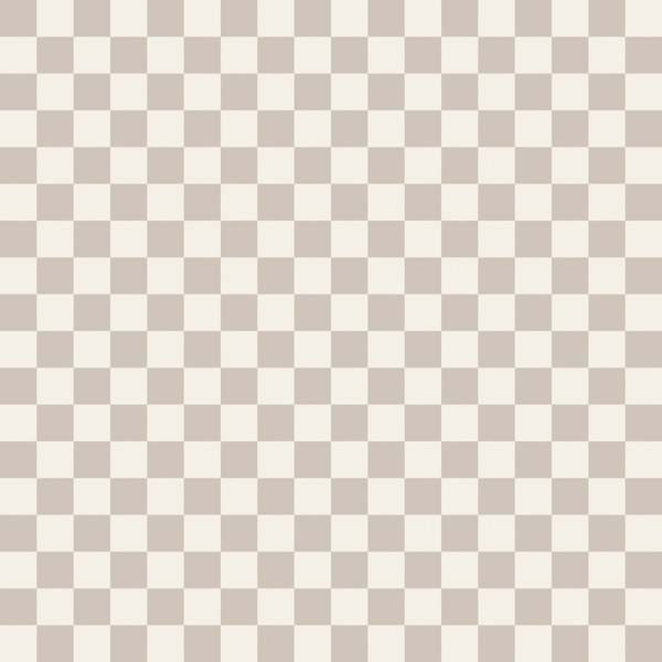 Cream And Beige Checker