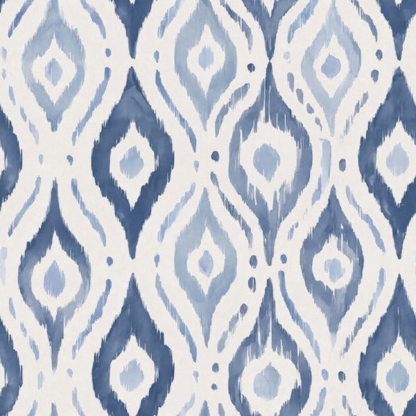 Coastal Indigo Ikat