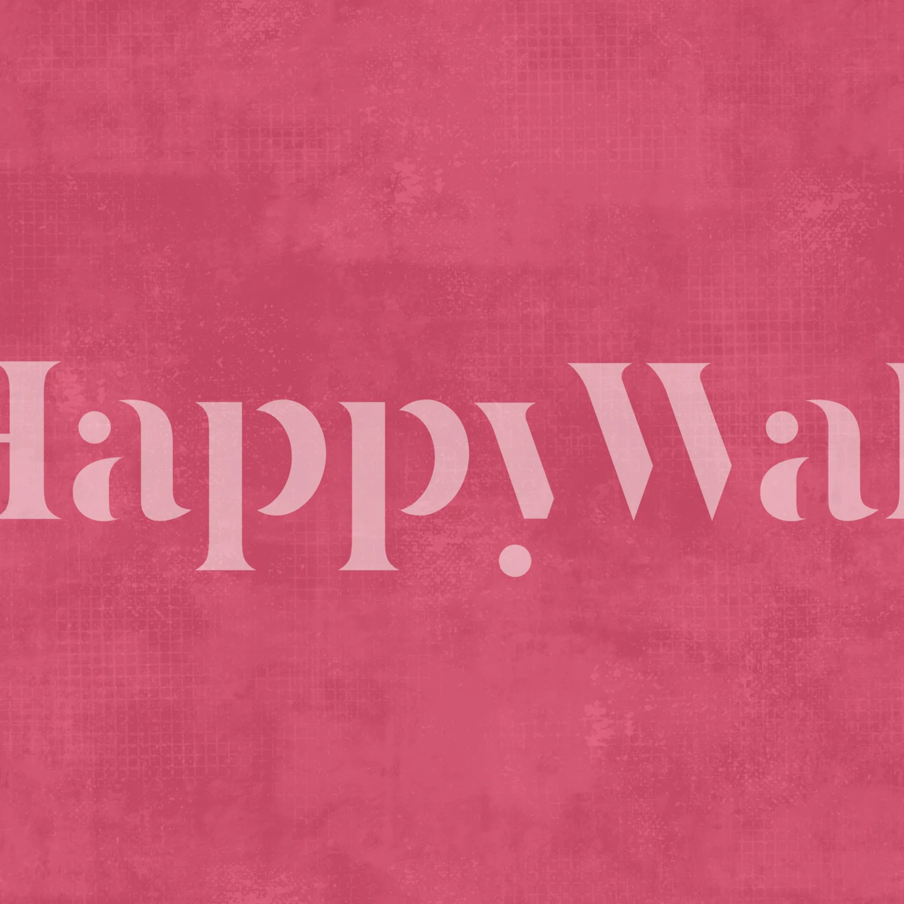 Magenta textured wallpaper in a room