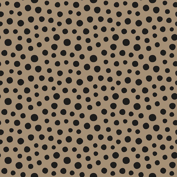 Boho Minimal Dots Brown