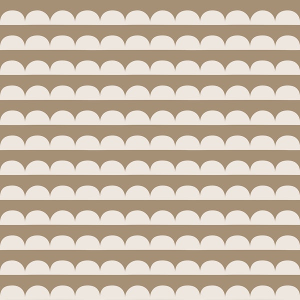 Boho Geometric Arches Brown