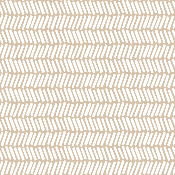 Boho Zig Zag Beige