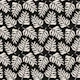 Boho Palm Leaves Black