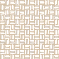 Boho Stripes Grid Beige papel de parede