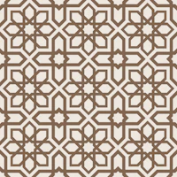 Boho Star Tiles Brown tapeta