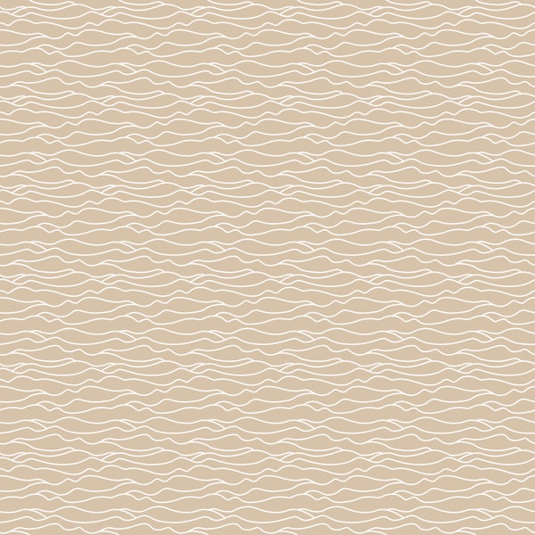 Boho Abstract Ocean Wave Beige