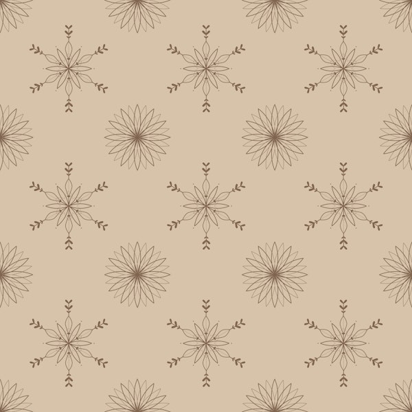 Boho Mandala Flowers Nude