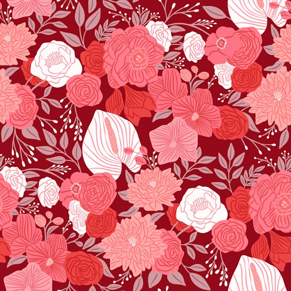 Romantic Red Floral Bouquet