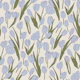 Soft Blue Tulip Garden
