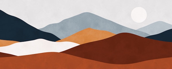 Minimalist Desert Hills