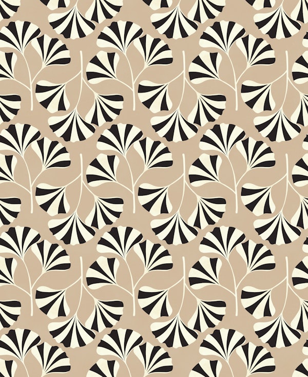 Art Deco Fan Leaves