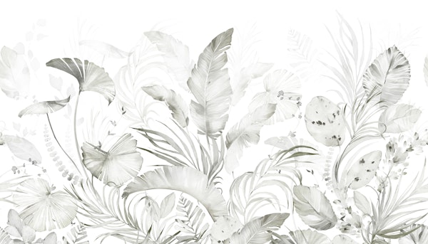 tropical plants grey