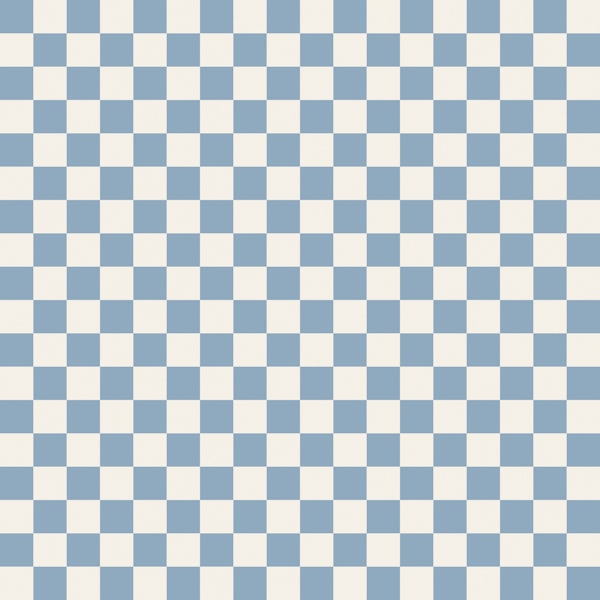 Soft Blue Checkered Tiles