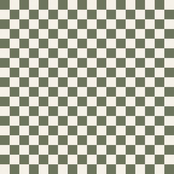 Farmhouse Sage Checker Squares