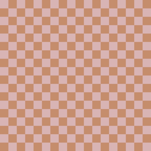 Soft Pink Cinnamon Checker