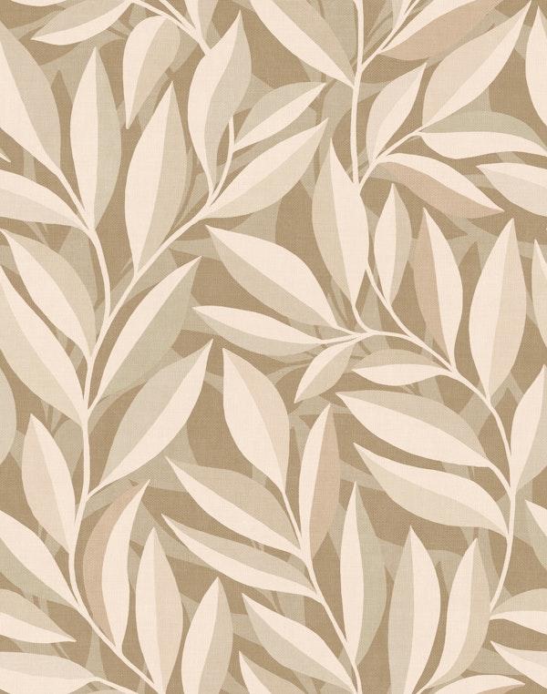 Flowing Leaves in Warm Neutrals