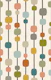 mid century striped rounded squares