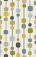 mid century striped dots - teal green