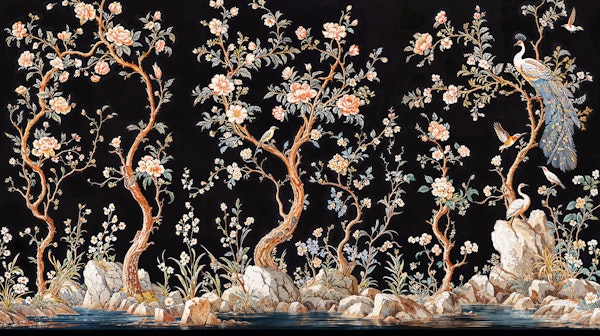 Midnight Blossom Garden