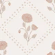 Soft Botanical Chrysanthemum Dotty Beige