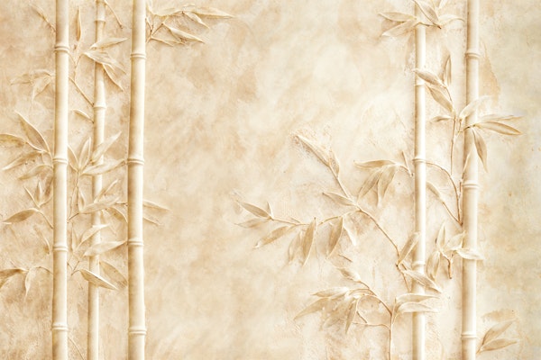 Soft Beige Bamboo Grove