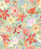 Aquilegia garden - 6 wallpaper